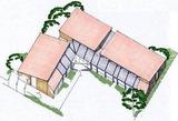 Zeichnung des Gebäudes